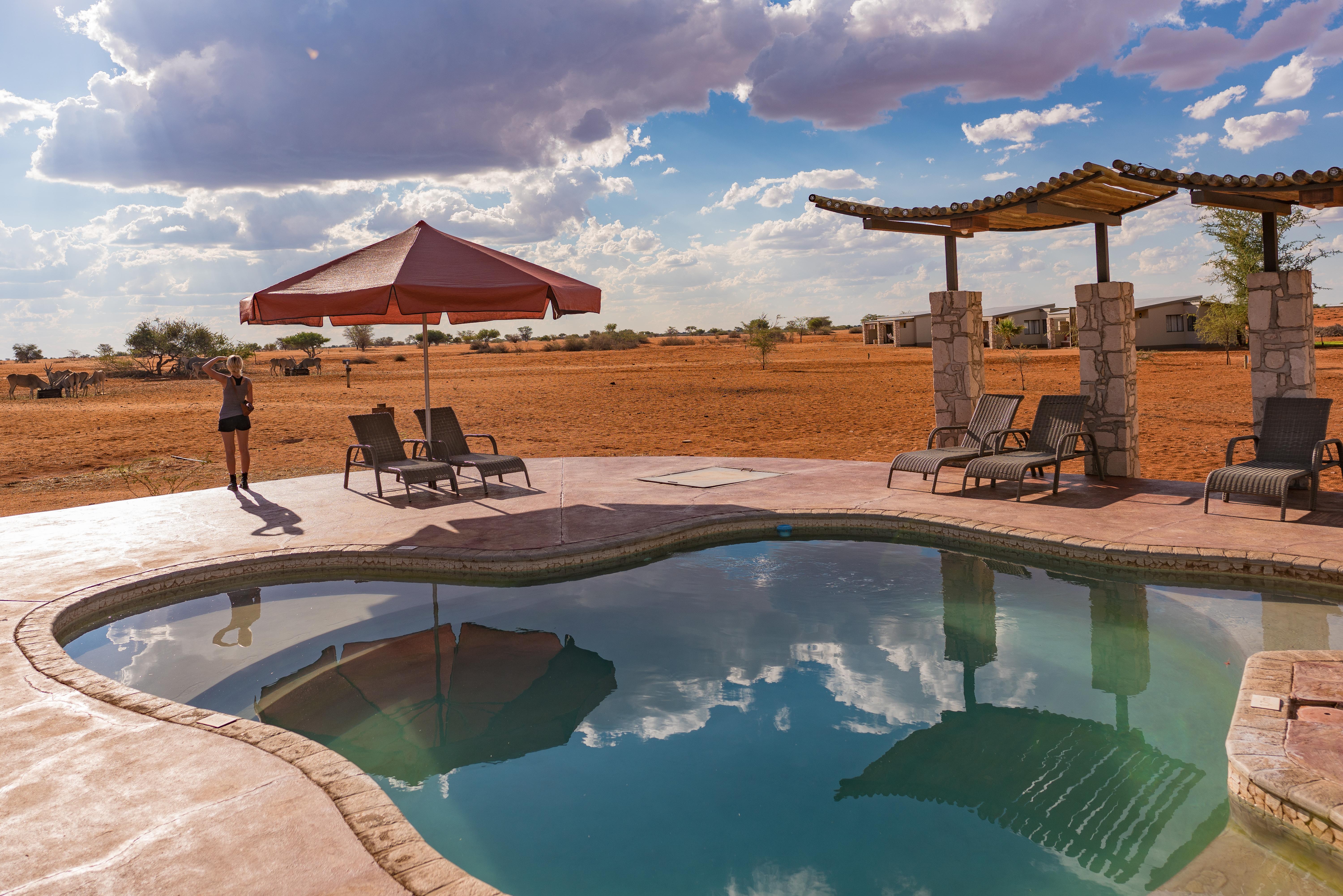 Kalahari Anib Lodge Intu Afrika Kalahari Game Reserve Exterior foto